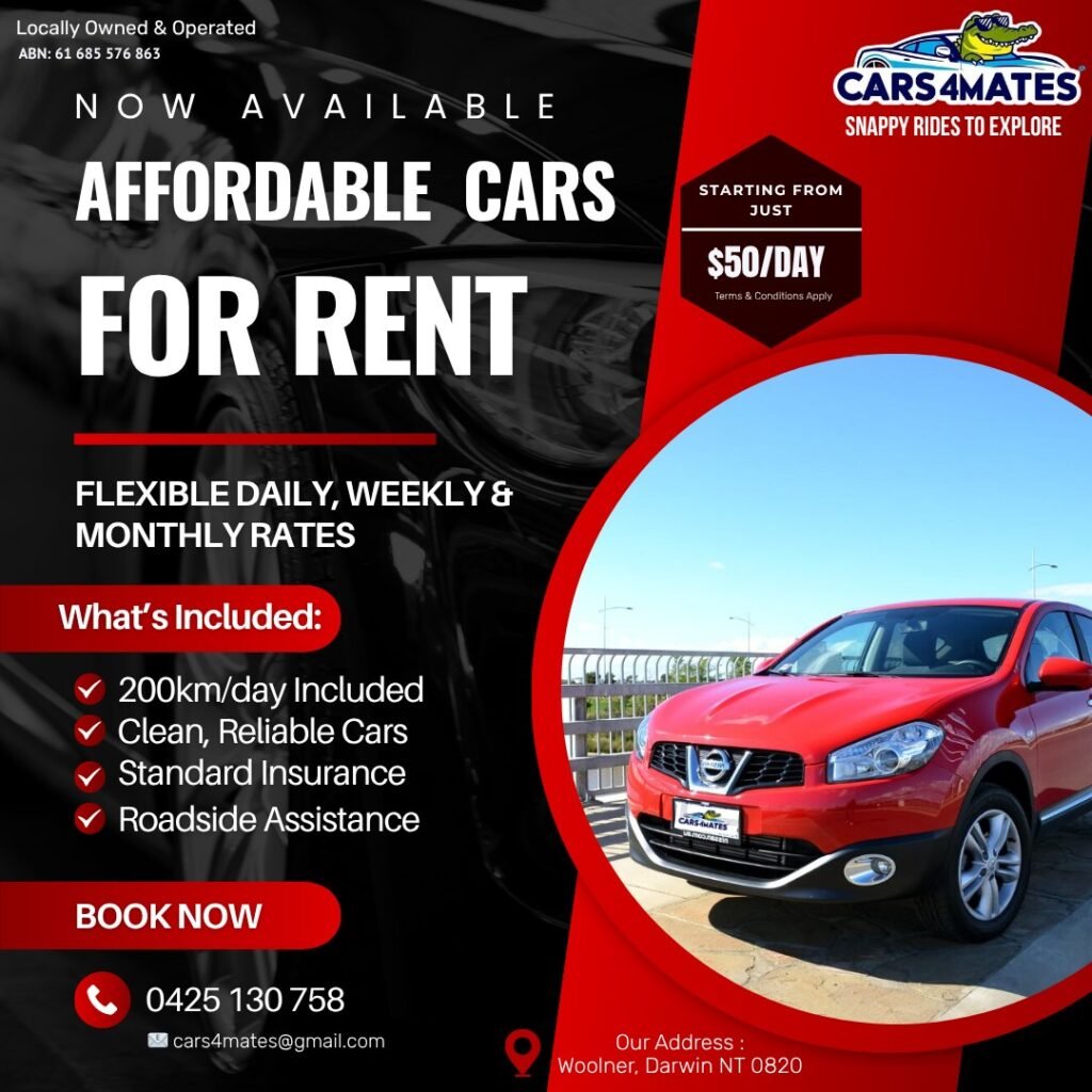 Compact Car Hire Northern Territory: Cheap Rental Deals